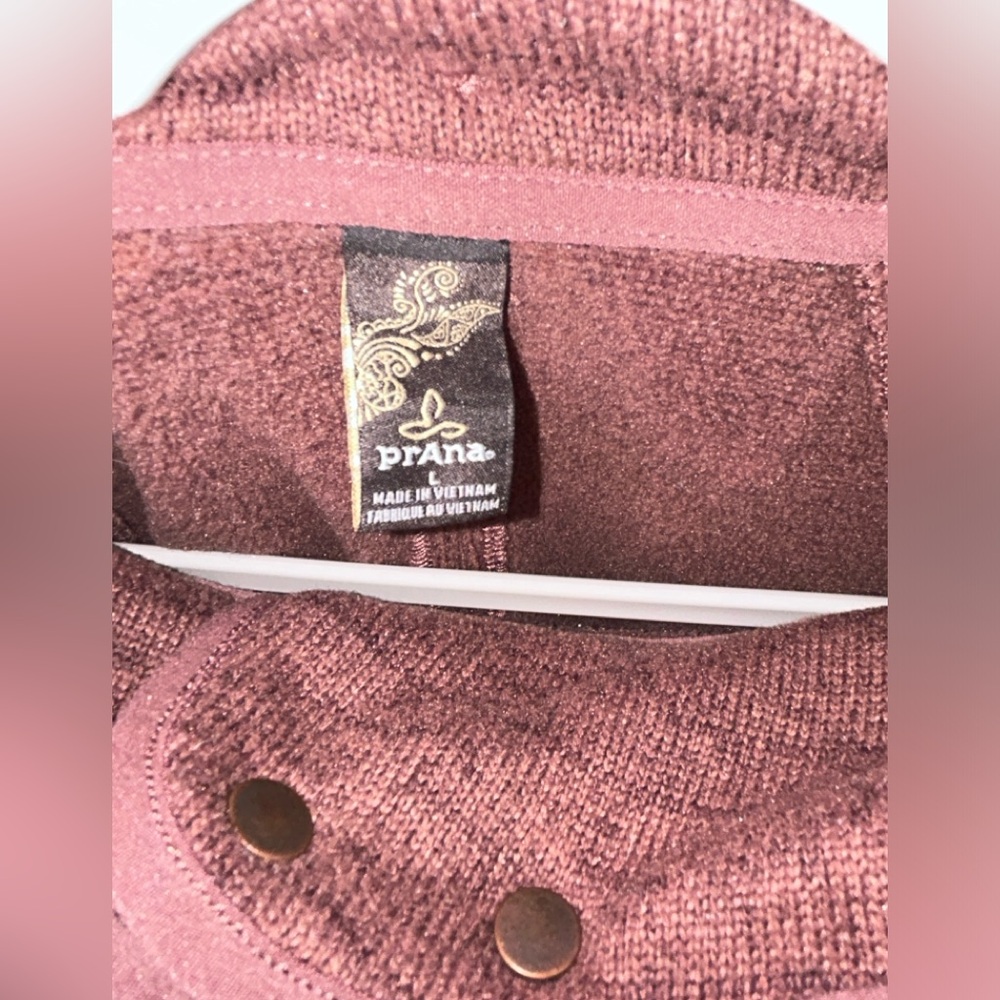 prAna Tri Thermal Threads Tunic Pullover Sz Large - Picture 8 of 11